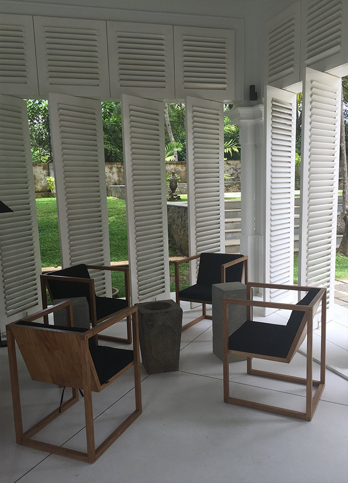 Terrace, cosy, cane