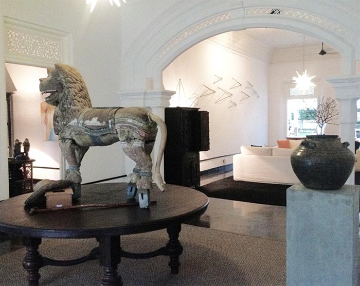 Grand Entrance, Antique Lion