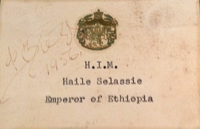 Haile Selassie, Rastafarian Ethiopian king
